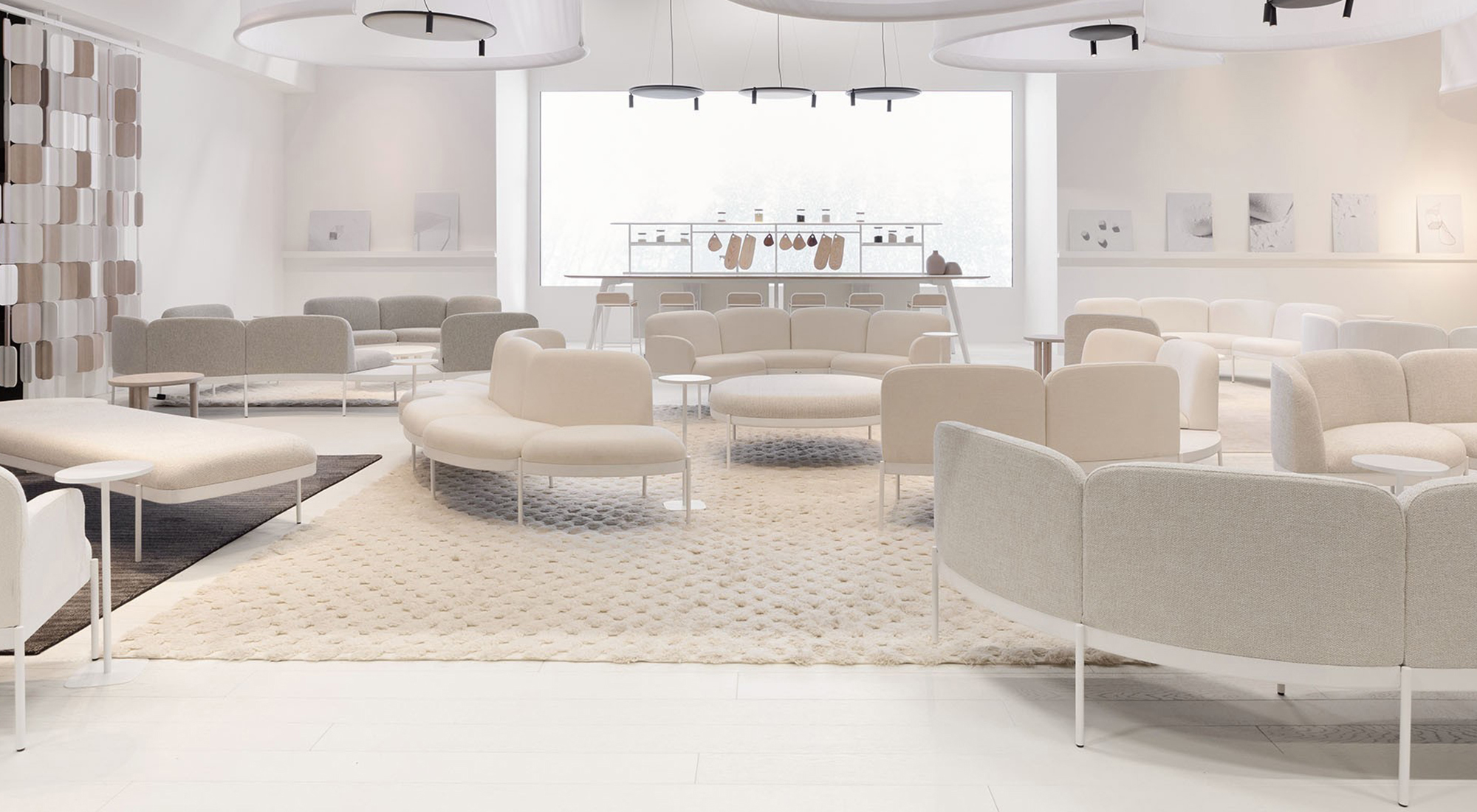 Unlimited compositions with modular lounge seating ADESCO 